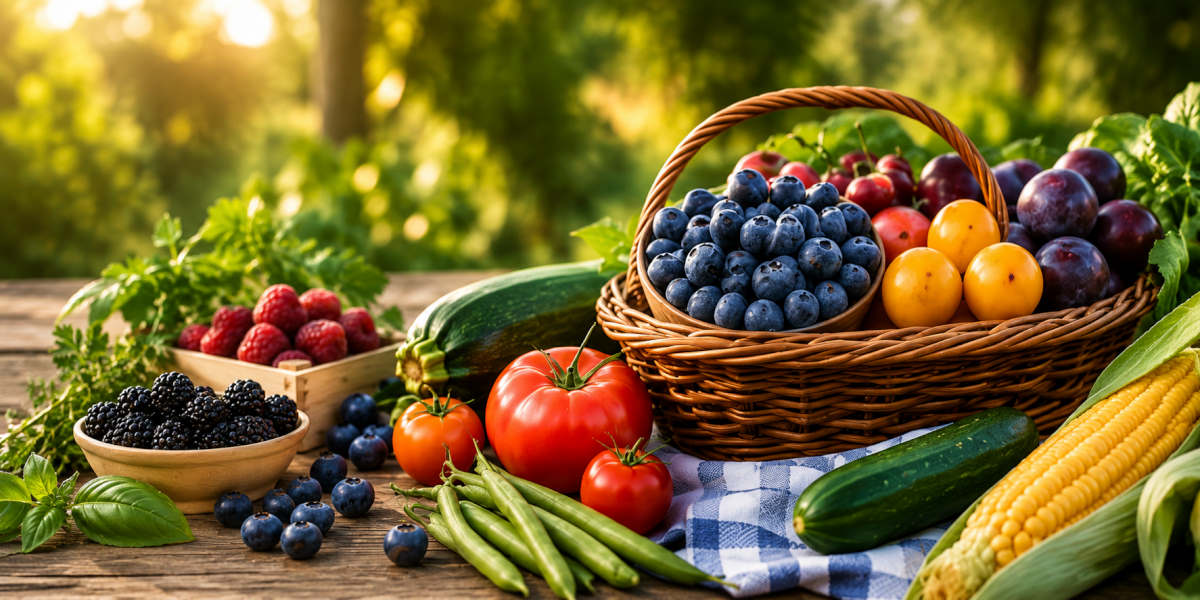 Regional einkaufen im August: Diese Obst- und Gemüsesorten haben jetzt Hochsaison Regional einkaufen im August: Diese Obst- und Gemüsesorten haben jetzt Hochsaison