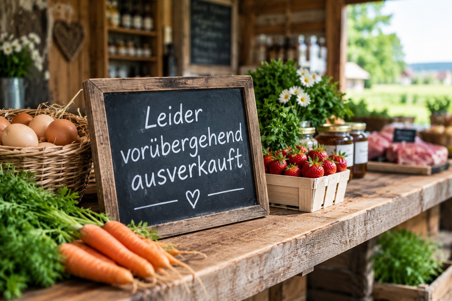 Warum der Hofladen manchmal Nein sagen muss