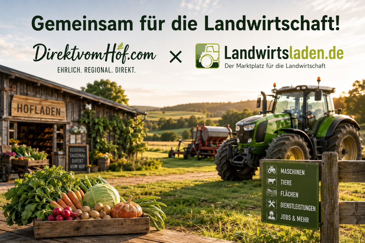 Neuer Kooperationspartner: Landwirtsladen.de